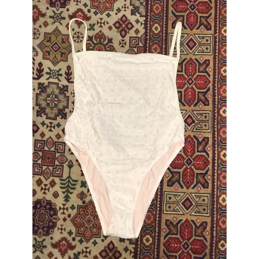 White HAH Hot as Hell one piece new with tags